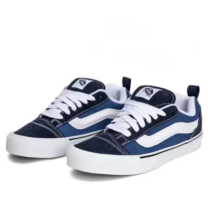 Vans KnuSkool Suede Retro Skate Shoes with Big Logo