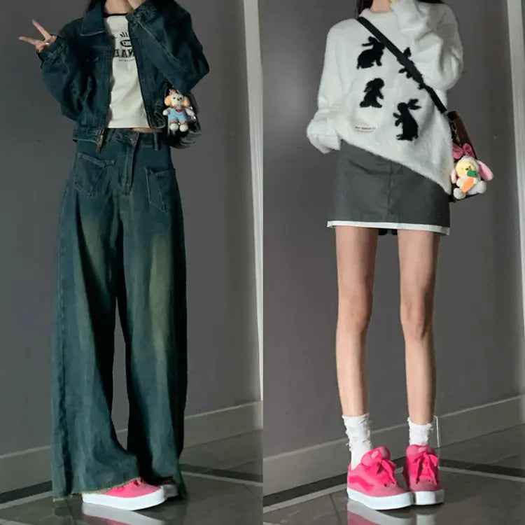 "Putian Vans KnuSkool Dragon Fruit Low-Top Sneakers"