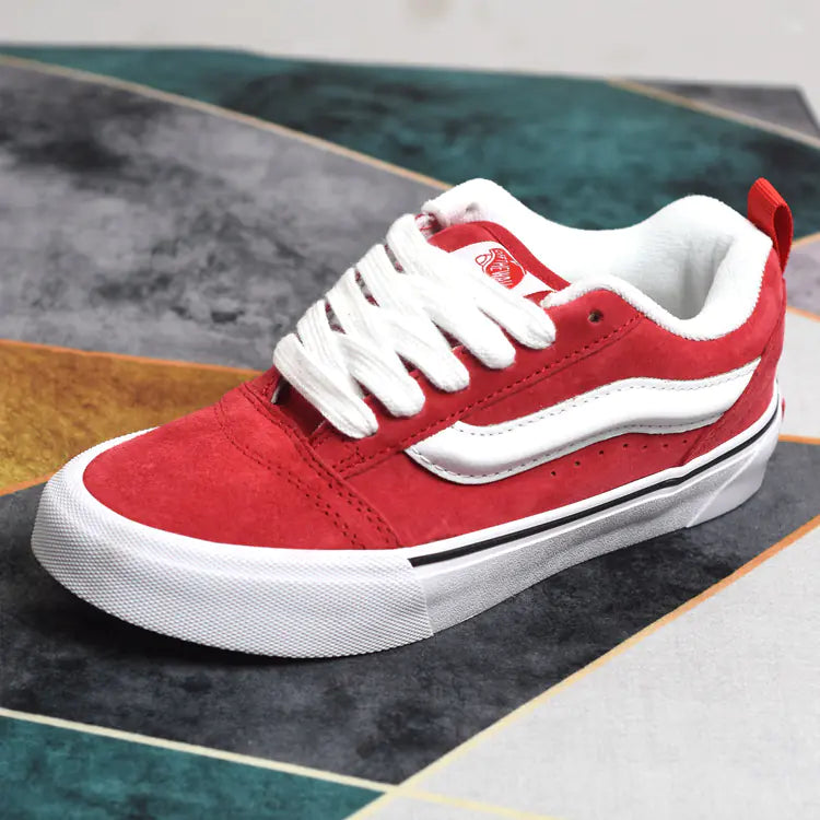 "Putian Vans KnuSkool Dragon Fruit Low-Top Sneakers"