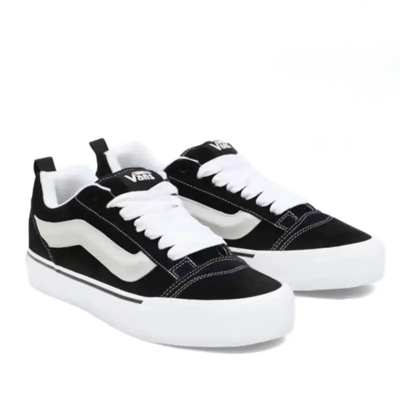 Vans KnuSkool Suede Retro Skate Shoes with Big Logo