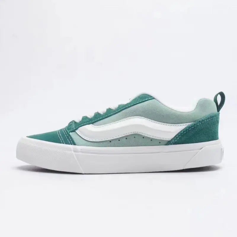 Vans KnuSkool Suede Retro Skate Shoes with Big Logo