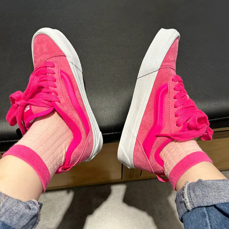 "Putian Vans KnuSkool Dragon Fruit Low-Top Sneakers"