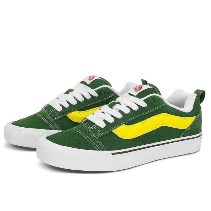 Vans KnuSkool Suede Retro Skate Shoes with Big Logo